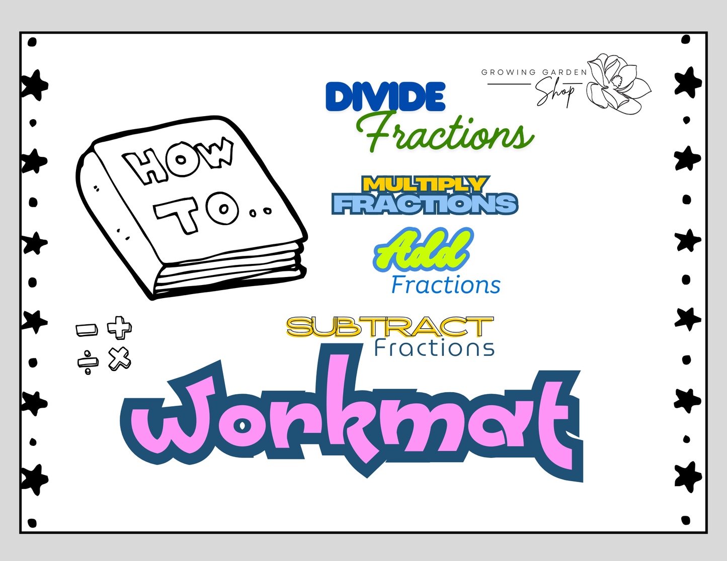 Mastering Fractions: for All Operations