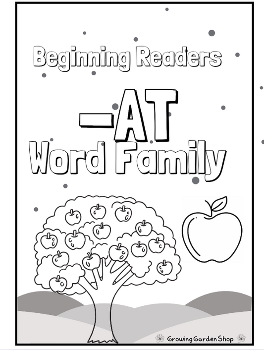 Beginning Readers: -at Word Family DIGITAL DOWNLOAD